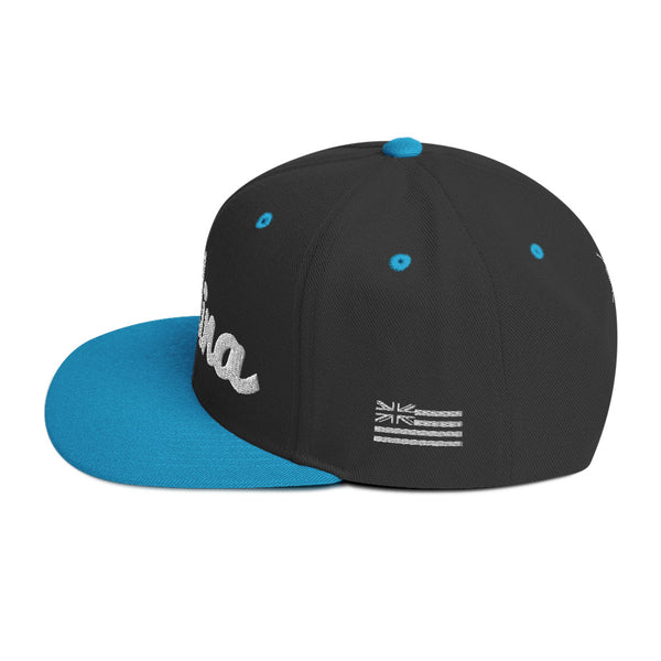 Welina Snapback - Black/Teal/White