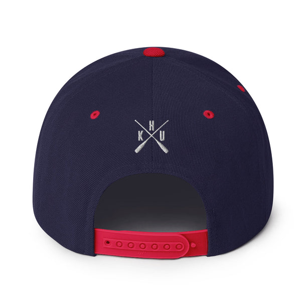 Welina Snapback - Navy/Red//White