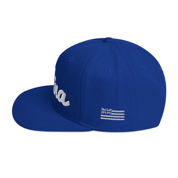 Welina Snapback - Royal Blue/White