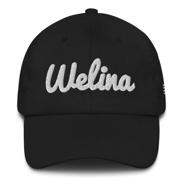 Welina Dad Hat - Black/White