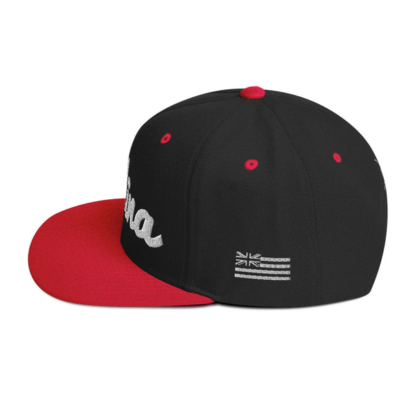 Welina Snapback - Black/Red/White