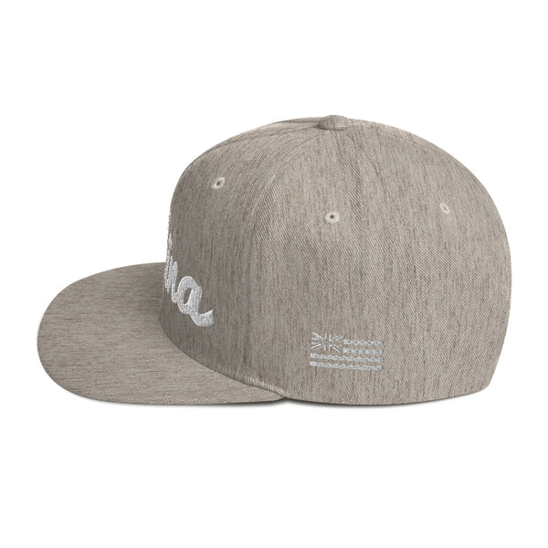 Welina Snapback - Heather Gray/White